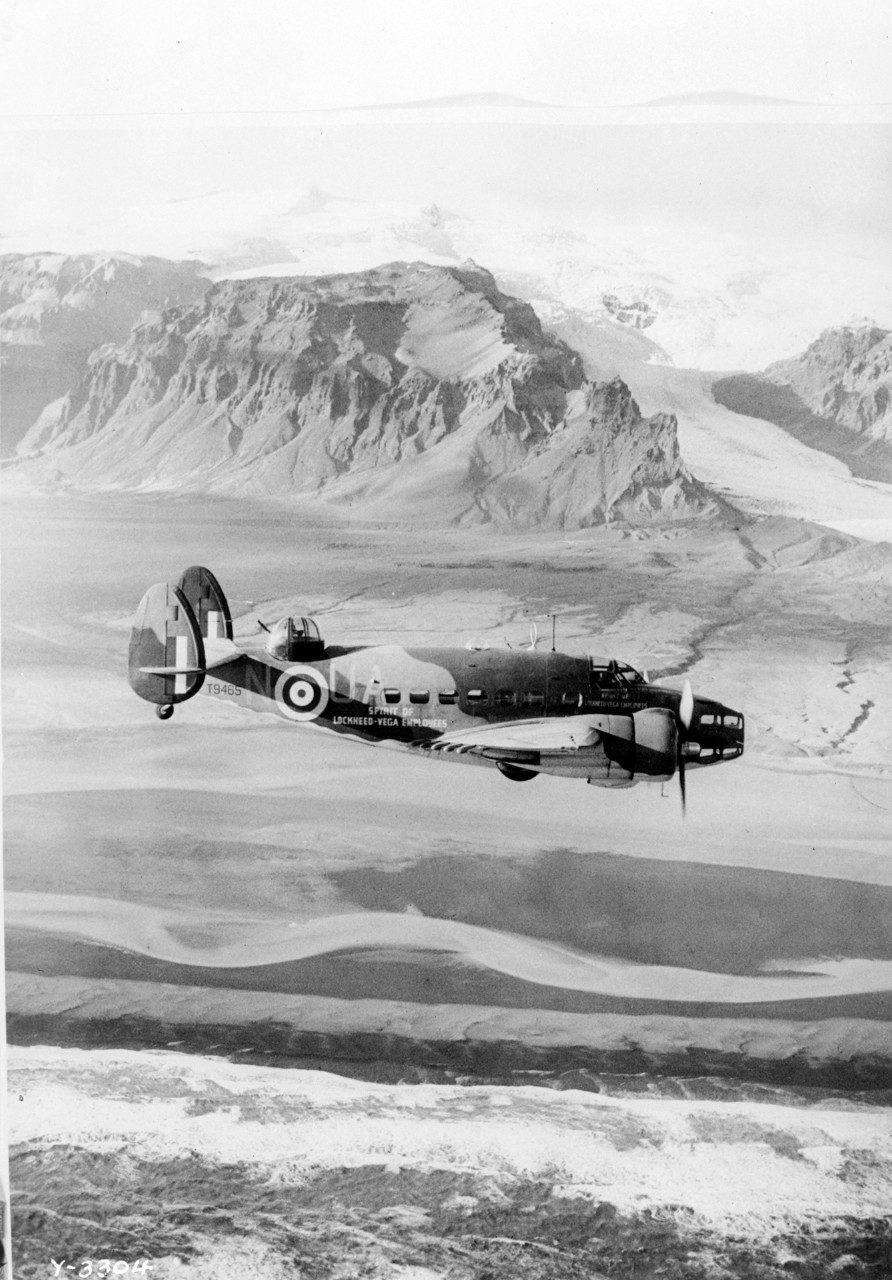 Spirit of Lockheed Vega Employees in flight. The aircraft was donated by Lockheed and Lockheed employees.