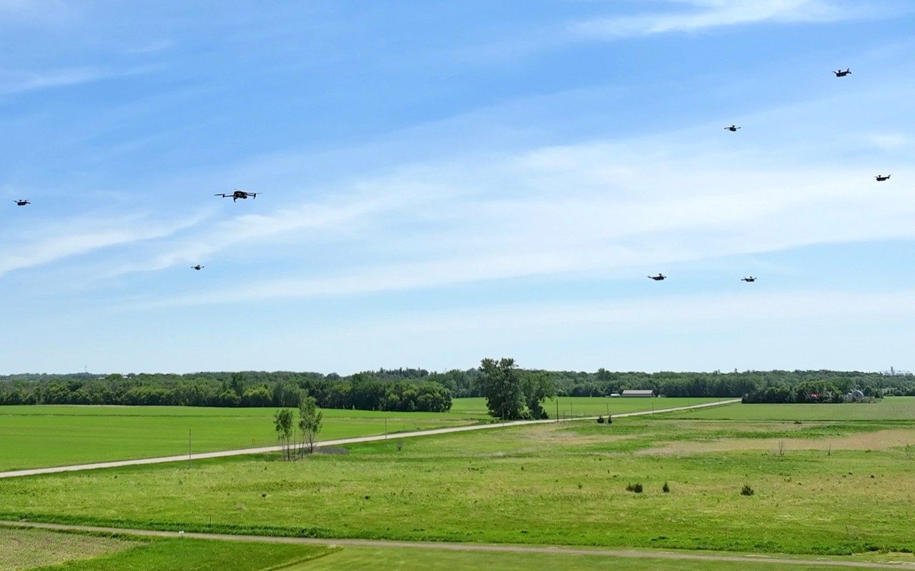 Lockheed Martin Demonstrates Autonomous Swarm-on-Swarm Defense at Army T-REX Exercise