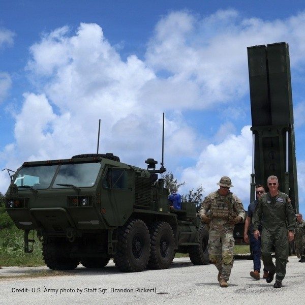 Adm. Samuel J. Paparo, Commander of U.S. Pacific Command observed training being conducted with the Dark Eagle Long Range Hypersonic Weapon and recognized accomplishments of soldiers assigned to 7th Infantry Division (Multi-Domain Command - Pacific) during exercise Valiant Shield, June 2026. 